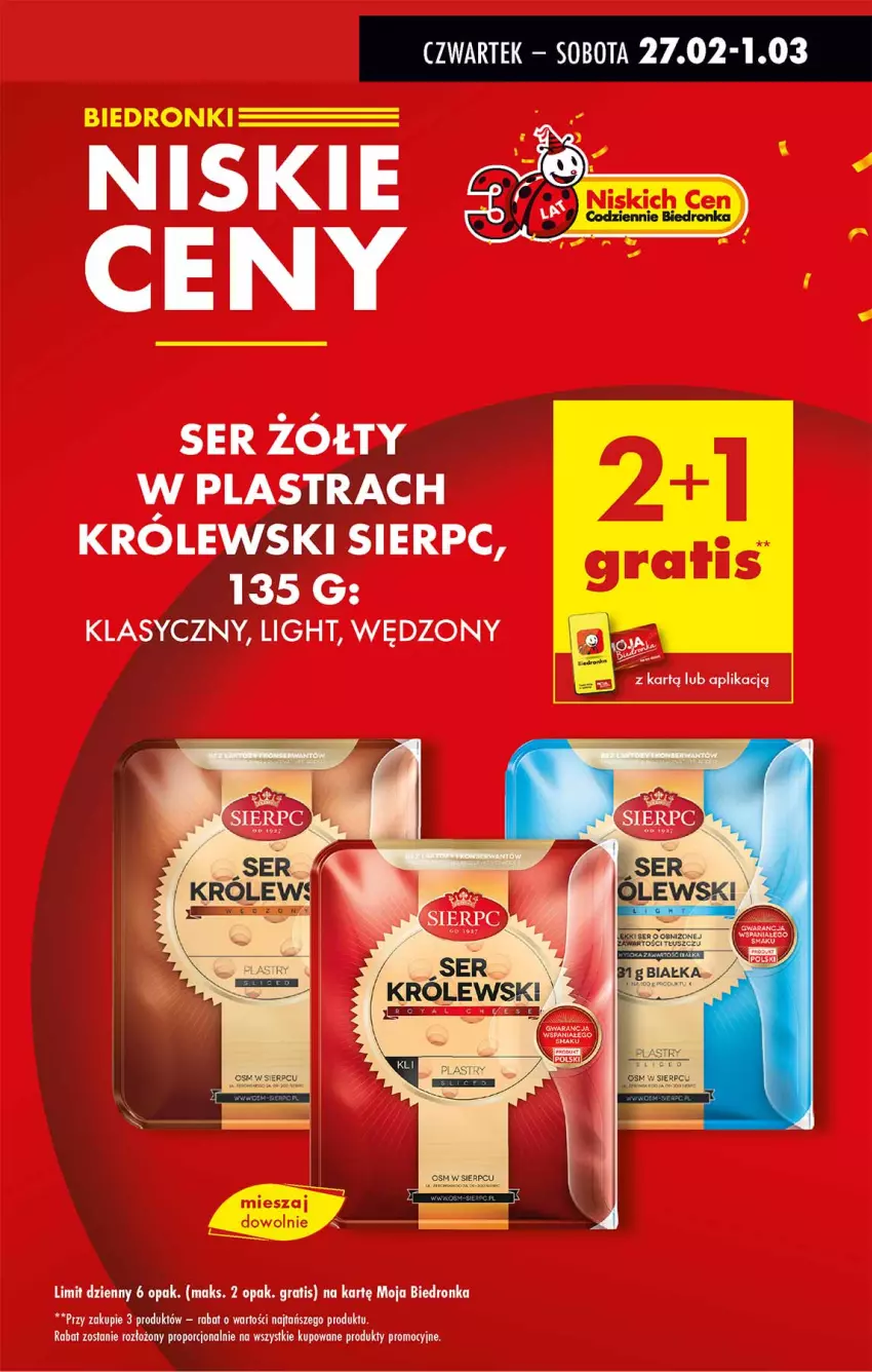 Gazetka promocyjna Biedronka - Od Czwartku - ważna 27.02 do 05.03.2025 - strona 13 - produkty: Ser