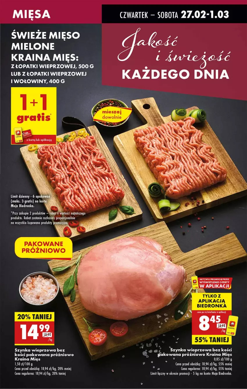 Gazetka promocyjna Biedronka - Od Czwartku - ważna 27.02 do 05.03.2025 - strona 29 - produkty: LG, Mięso, Mięso mielone