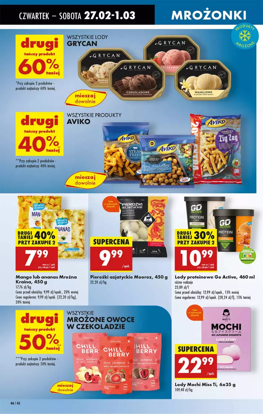 Gazetka promocyjna Biedronka - Od Czwartku - ważna 27.02 do 05.03.2025 - strona 44 - produkty: Ananas, Gry, Lody, Mango, Ser