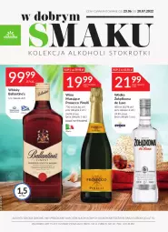 Gazetka promocyjna Stokrotka - Oferta alkoholowa - Gazetka - ważna od 20.07 do 20.07.2022 - strona 1 - produkty: Mus, Koc, Wino musujące, Wódka, Prosecco, Whisky, Wino