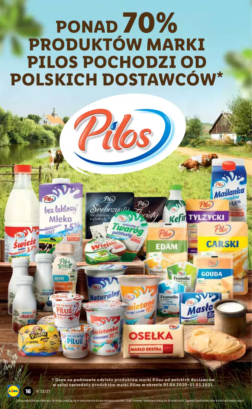 Gazetka promocyjna Lidl - GAZETKA - ważna 16.08 do 18.08.2021 - strona 16 - produkty: Pilos