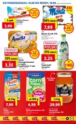 Gazetka promocyjna Lidl - GAZETKA - Gazetka - ważna od 18.08 do 18.08.2021 - strona 19 - produkty: Lubella, Ser, Por, Zott, Bell, Kefir naturalny, Serek homogenizowany, Melvit, Płatki owsiane, Serek, Pilos, Miód, Bella, Mleczna kanapka, Kefir, Kinder, Monte