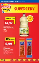 Gazetka promocyjna Lidl - GAZETKA - Gazetka - ważna od 18.08 do 18.08.2021 - strona 2 - produkty: Por, PIKOK, Olej rzepakowy, Kabanos, Olej