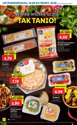 Gazetka promocyjna Lidl - GAZETKA - Gazetka - ważna od 18.08 do 18.08.2021 - strona 46 - produkty: Tortelloni, Makaron, Ser, Focaccia, Gnocchi, Pizza