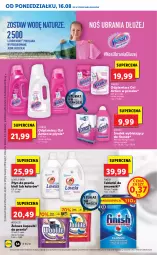 Gazetka promocyjna Lidl - GAZETKA - Gazetka - ważna od 18.08 do 18.08.2021 - strona 54 - produkty: Płyn do prania, Finish, Lovela, Tablet, Odplamiacz, Woolite, Vanish, Zmywarki, Kapsułki do prania, Tabletki do zmywarki