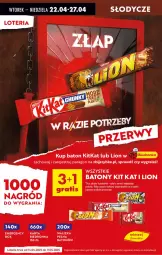 Gazetka promocyjna Biedronka - Od Wtorku - Gazetka - ważna od 26.04 do 26.04.2025 - strona 49 - produkty: Kit Kat, Por, Gra, Walizka, Lion, Baton, GRID