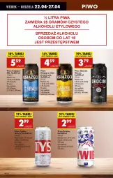 Gazetka promocyjna Biedronka - Od Wtorku - Gazetka - ważna od 26.04 do 26.04.2025 - strona 52 - produkty: Piwo, Książęce, Koc, Okocim, LG, Fa