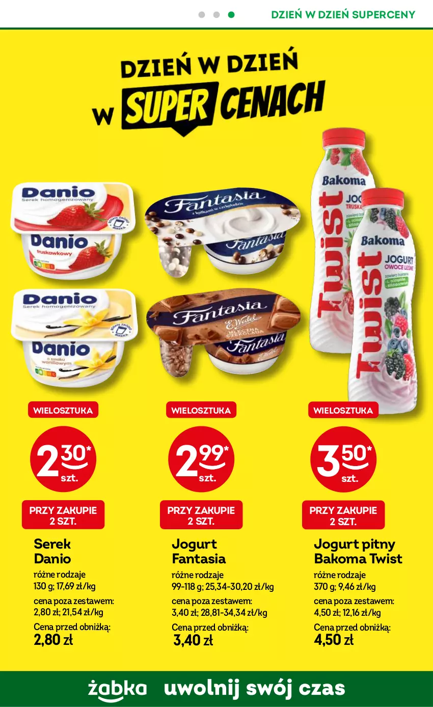 Gazetka promocyjna Żabka - ważna 04.12 do 17.12.2024 - strona 52 - produkty: Bakoma, Danio, Fa, Fanta, Jogurt, Jogurt pitny, Ser, Serek