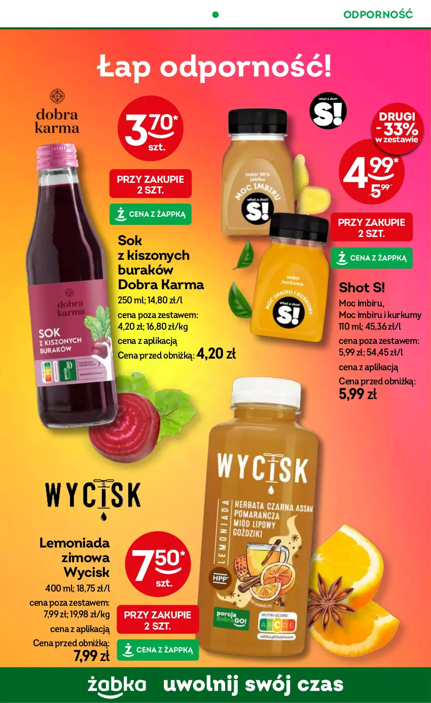 Gazetka promocyjna Żabka - ważna 04.12 do 17.12.2024 - strona 53 - produkty: Imbir, Lemoniada, Por, Sok