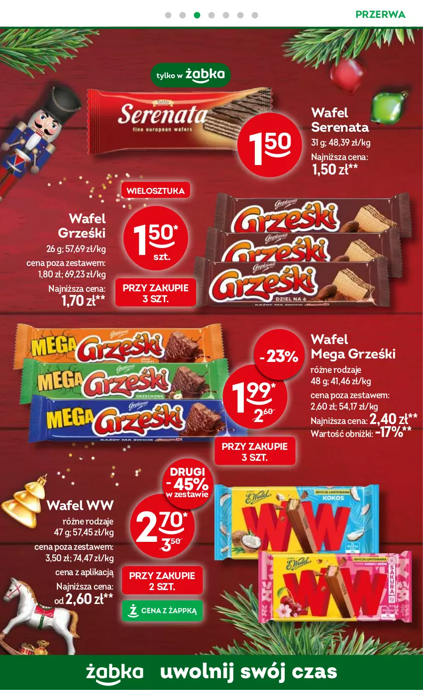 Gazetka promocyjna Żabka - ważna 04.12 do 17.12.2024 - strona 56 - produkty: Grześki, Ser