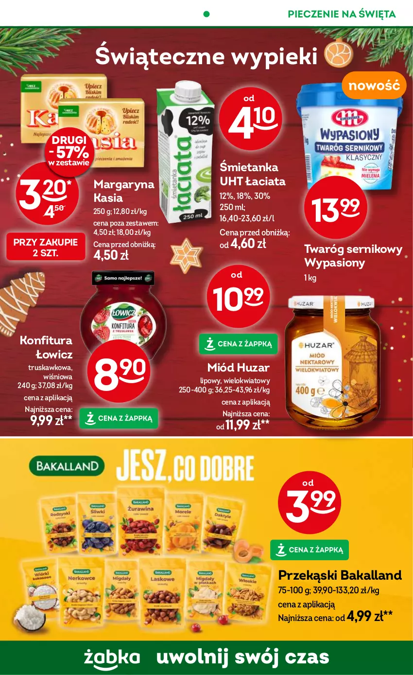 Gazetka promocyjna Żabka - ważna 04.12 do 17.12.2024 - strona 61 - produkty: Bakalland, Kasia, Konfitura, Margaryna, Miód, Piec, Ser, Twaróg