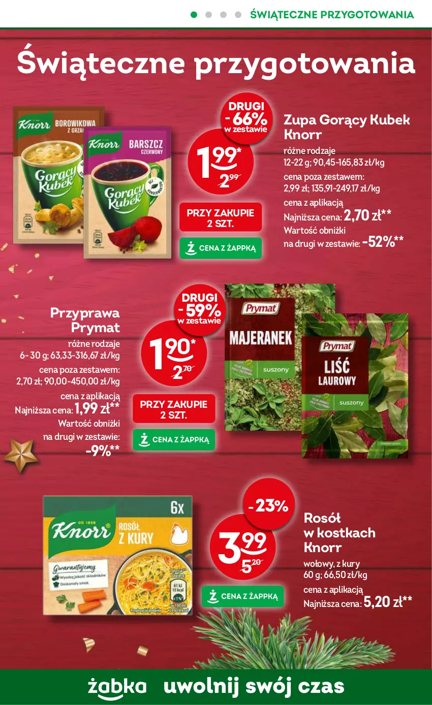 Gazetka promocyjna Żabka - ważna 04.12 do 17.12.2024 - strona 64 - produkty: Knorr, Kubek, Prymat, Rosół, Zupa