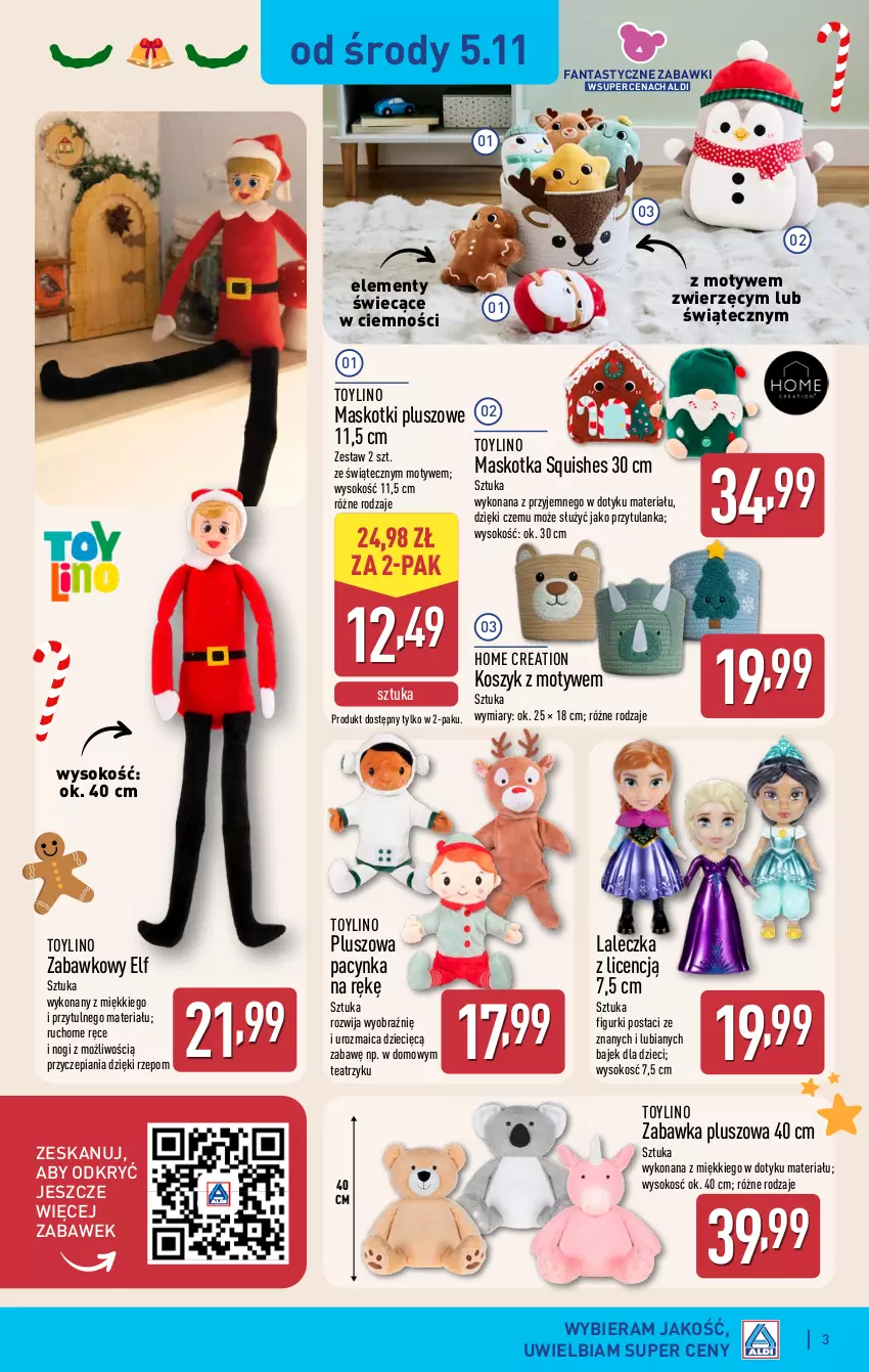 Gazetka promocyjna Aldi - Artykuły przemysłowe i tekstylia - ważna 05.11 do 08.11.2025 - strona 3 - produkty: Cynk, Dzieci, Fa, Fanta, Kosz, Sok, Zabawka