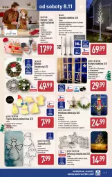 Gazetka promocyjna Aldi - Artykuły przemysłowe i tekstylia - Gazetka - ważna od 08.11 do 08.11.2025 - strona 9 - produkty: Sok, Ser, Gin, Gra, Dekoracja LED, Rama, Stojak, Dekoracja świąteczna, Wieniec, Fartuch kuchenny, Rękawice, Bateria, Fa