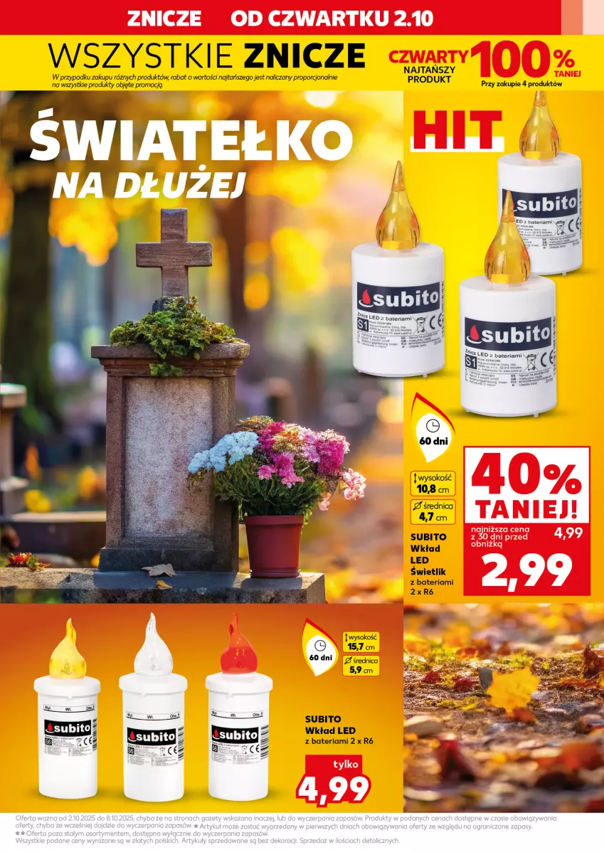 Gazetka promocyjna Kaufland - Kaufland - ważna 02.10 do 08.10.2025 - strona 11 - produkty: Znicz
