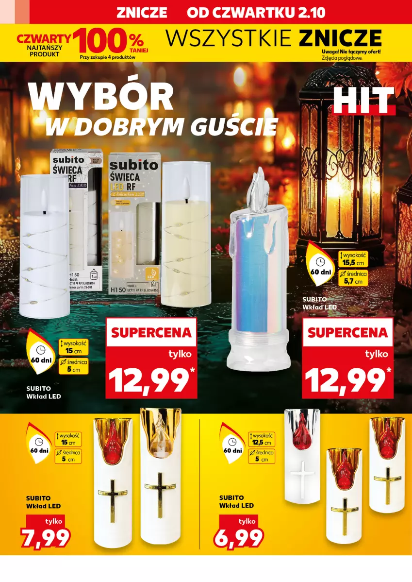 Gazetka promocyjna Kaufland - Kaufland - ważna 02.10 do 08.10.2025 - strona 12 - produkty: Sok, Waga, Znicz