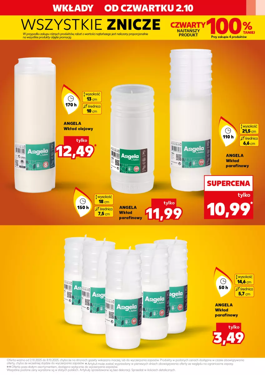Gazetka promocyjna Kaufland - Kaufland - ważna 02.10 do 08.10.2025 - strona 17 - produkty: Olej, Por, Sok, Wkład olejowy, Znicz