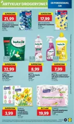 Gazetka promocyjna Lidl - Gazetka - ważna od 09.05 do 09.05.2025 - strona 55 - produkty: Ludwik, Ser, Por, Papier, Zawieszki, Bref, Serwetki, Ręcznik, Płyn do mycia, Flora, Płyn do szyb, LG