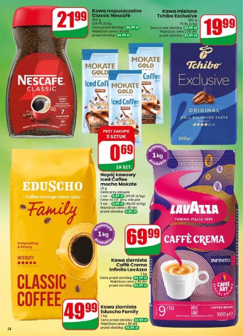 Gazetka promocyjna Dino - Gazetka 29 / 2026 - ważna 15.07 do 21.07.2026 - strona 14 - produkty: Fa, Gin, Kawa, Kawa ziarnista, Napój