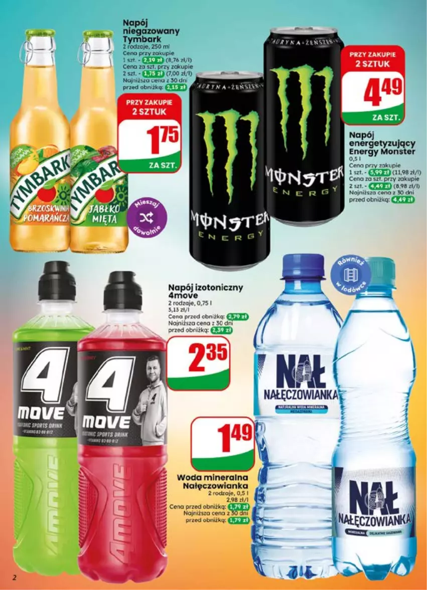 Gazetka promocyjna Dino - Gazetka 29 / 2026 - ważna 15.07 do 21.07.2026 - strona 2 - produkty: Feta, Nałęczowianka, Napój, Napój izotoniczny, Tymbark