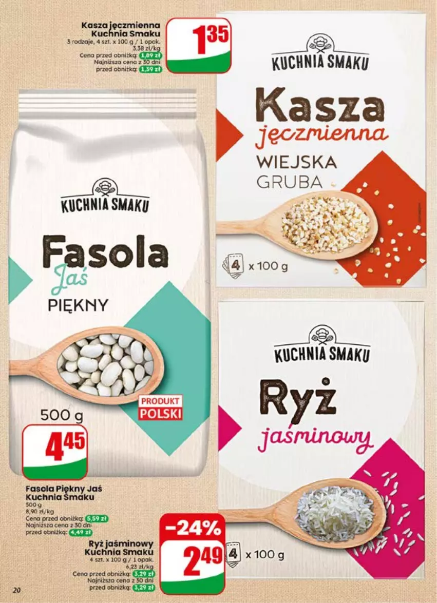 Gazetka promocyjna Dino - Gazetka 29 / 2026 - ważna 15.07 do 21.07.2026 - strona 20 - produkty: Brit, Fa, Fasola, Kasza, Kuchnia, LG