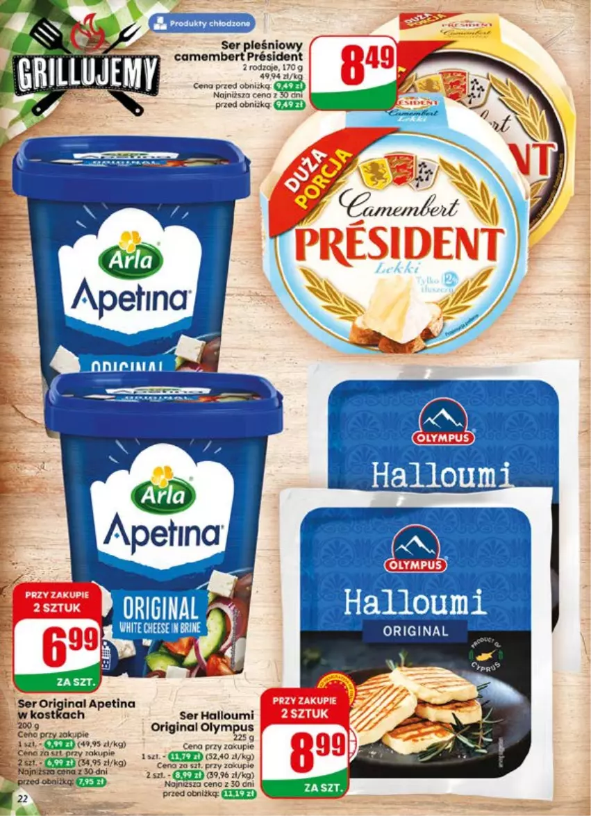 Gazetka promocyjna Dino - Gazetka 29 / 2026 - ważna 15.07 do 21.07.2026 - strona 22 - produkty: Camembert, Gin, Ser, Ser pleśniowy