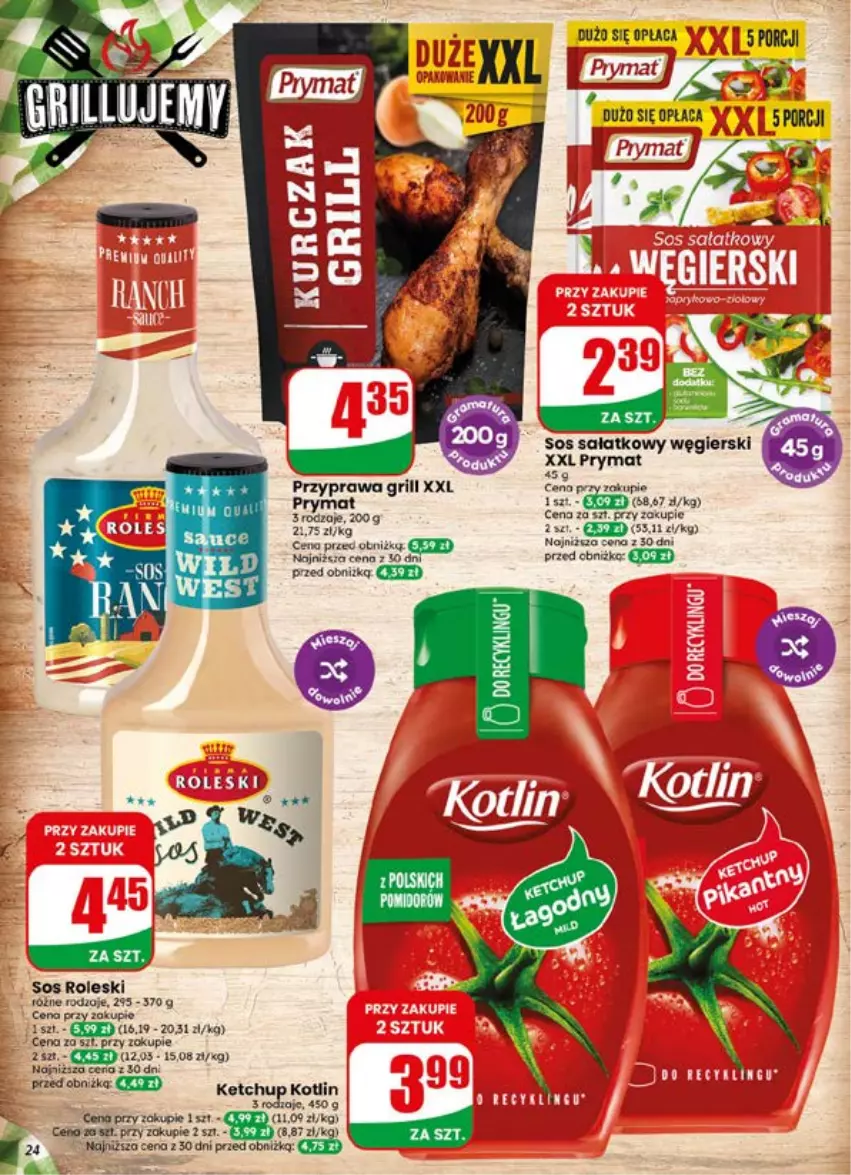 Gazetka promocyjna Dino - Gazetka 29 / 2026 - ważna 15.07 do 21.07.2026 - strona 24 - produkty: Grill, Kotlin, Por, Prymat, Sałat, Sos