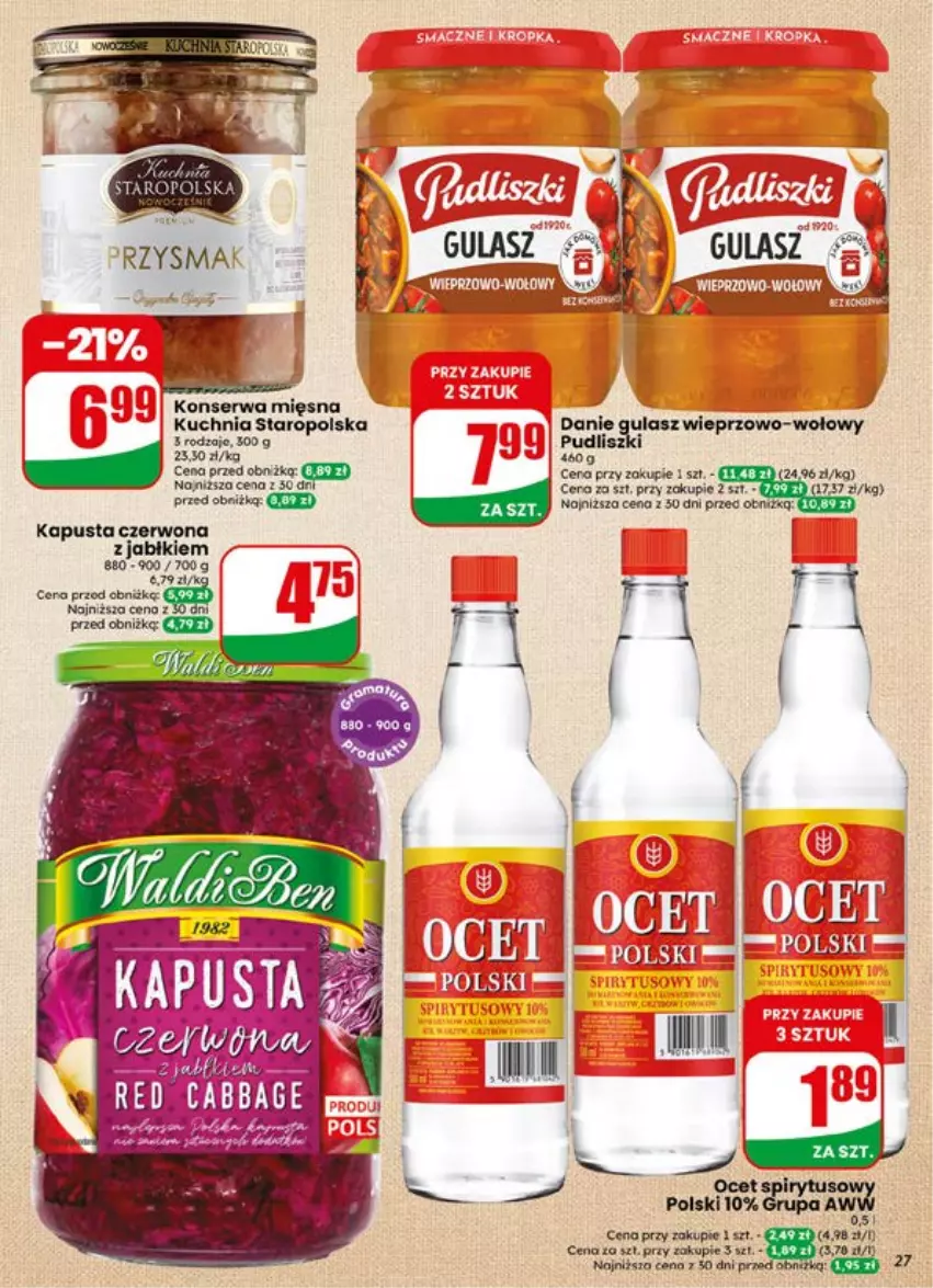Gazetka promocyjna Dino - Gazetka 29 / 2026 - ważna 15.07 do 21.07.2026 - strona 27 - produkty: Fa, Kuchnia, Kuchnia Staropolska, Pudliszki, Ser