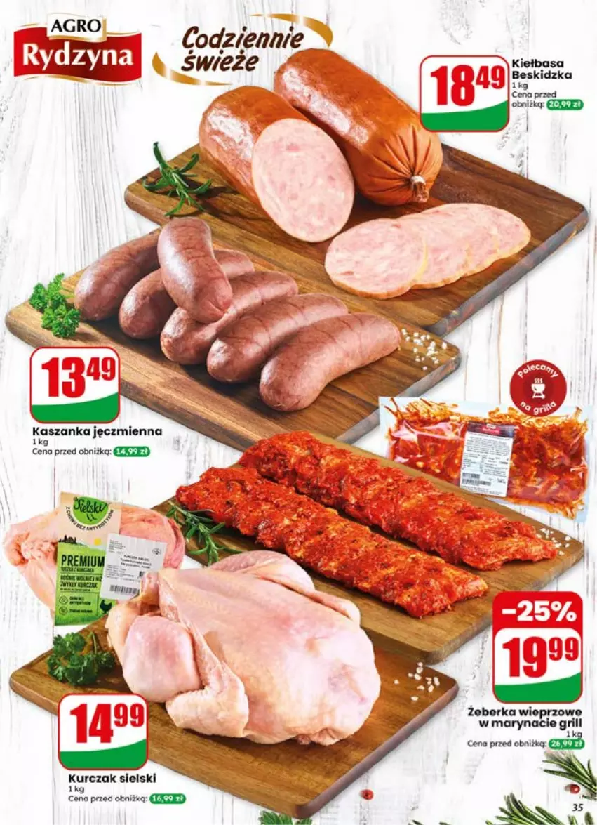 Gazetka promocyjna Dino - Gazetka 29 / 2026 - ważna 15.07 do 21.07.2026 - strona 35 - produkty: Grill, Kasza, Kaszanka, Kurczak