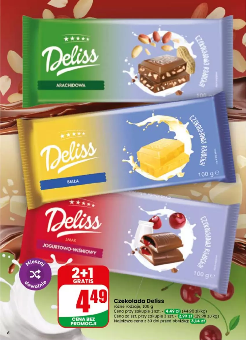 Gazetka promocyjna Dino - Gazetka 29 / 2026 - ważna 15.07 do 21.07.2026 - strona 6 - produkty: Czekolada, Deliss