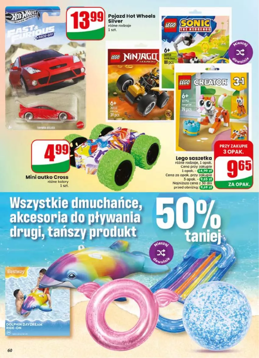 Gazetka promocyjna Dino - Gazetka 29 / 2026 - ważna 15.07 do 21.07.2026 - strona 60 - produkty: Hot Wheels, LEGO, Pojazd