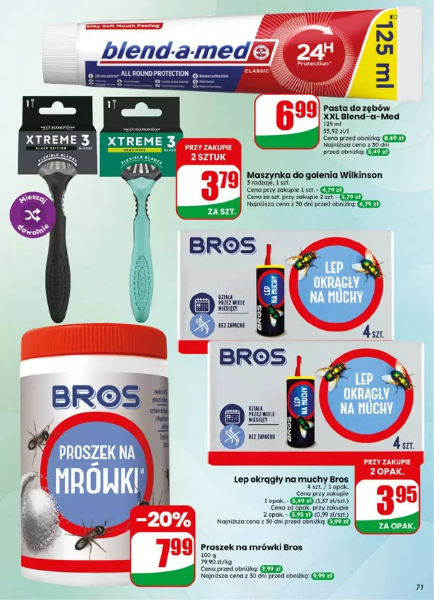 Gazetka promocyjna Dino - Gazetka 29 / 2026 - ważna 15.07 do 21.07.2026 - strona 71 - produkty: Blend-a-Med, Maszynka, Maszynka do golenia, Szynka