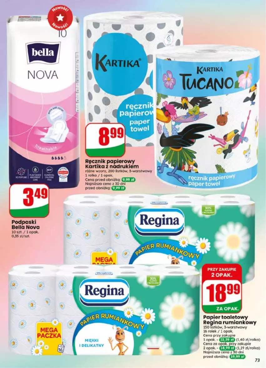 Gazetka promocyjna Dino - Gazetka 29 / 2026 - ważna 15.07 do 21.07.2026 - strona 73 - produkty: Dell, Gin, Papier, Papier toaletowy, Rum