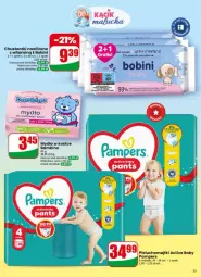 Gazetka promocyjna Dino - Gazetka 29 / 2026 - Gazetka - ważna od 21.07 do 21.07.2026 - strona 11 - produkty: Pampers, Majtki, Chusteczki, Pieluchomajtki, Mydło, Chusta