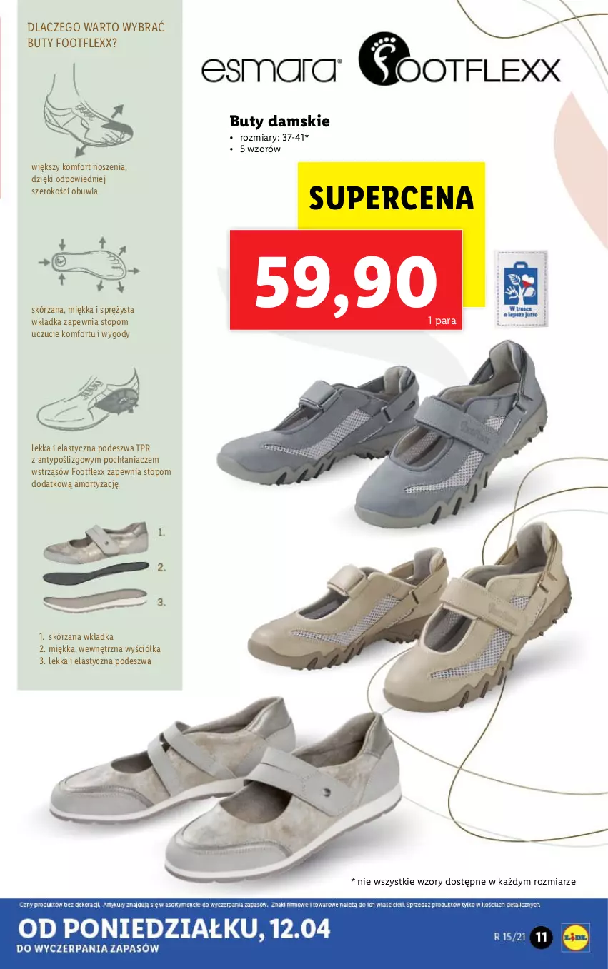 Gazetka promocyjna Lidl - GAZETKA - ważna 12.04 do 17.04.2021 - strona 11 - produkty: Buty, Top