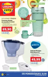Gazetka promocyjna Lidl - GAZETKA - Gazetka - ważna od 17.04 do 17.04.2021 - strona 16 - produkty: Piec, Dzbanek filtrujący, Dzbanek, Blender, Brit, Smoothie, Kubek, Brita, Akumulator