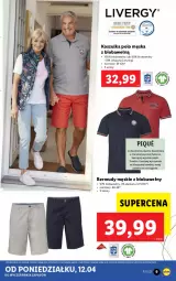 Gazetka promocyjna Lidl - GAZETKA - Gazetka - ważna od 17.04 do 17.04.2021 - strona 9 - produkty: Bermudy, Kosz, Koszulka