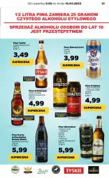 Gazetka promocyjna Netto - Artykuły spożywcze - Gazetka - ważna od 15.03 do 15.03.2023 - strona 13 - produkty: Piwa, Piwo, Książęce, Por, Gra, Tyskie