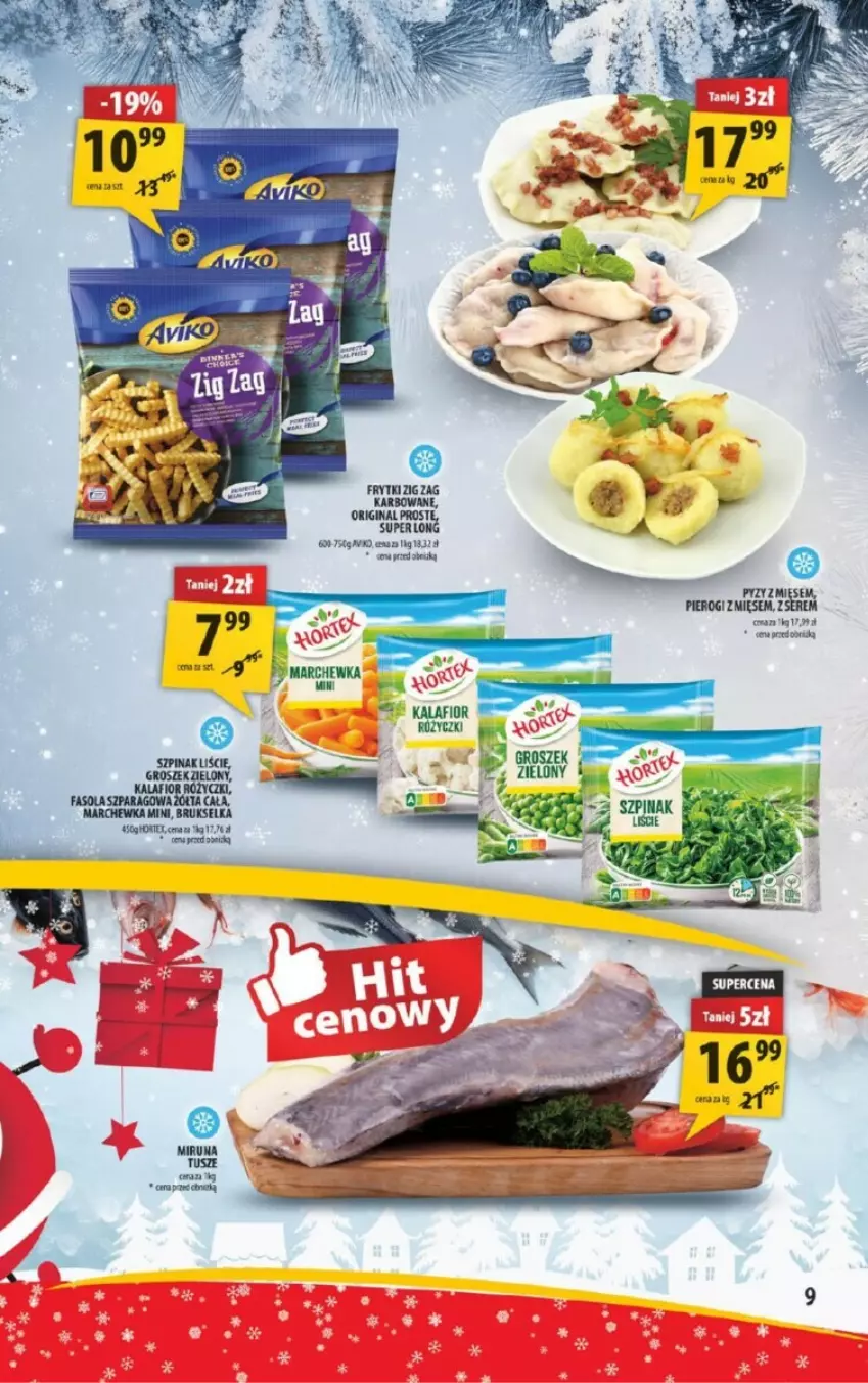 Gazetka promocyjna Arhelan - ważna 29.11.2023 do 28.12.2024 - strona 24 - produkty: Brukselka, Fa, Fasola, Fasola szparagowa, Frytki, Gin, Groszek, Marchewka, Obraz, Pierogi, Stek, Szpinak