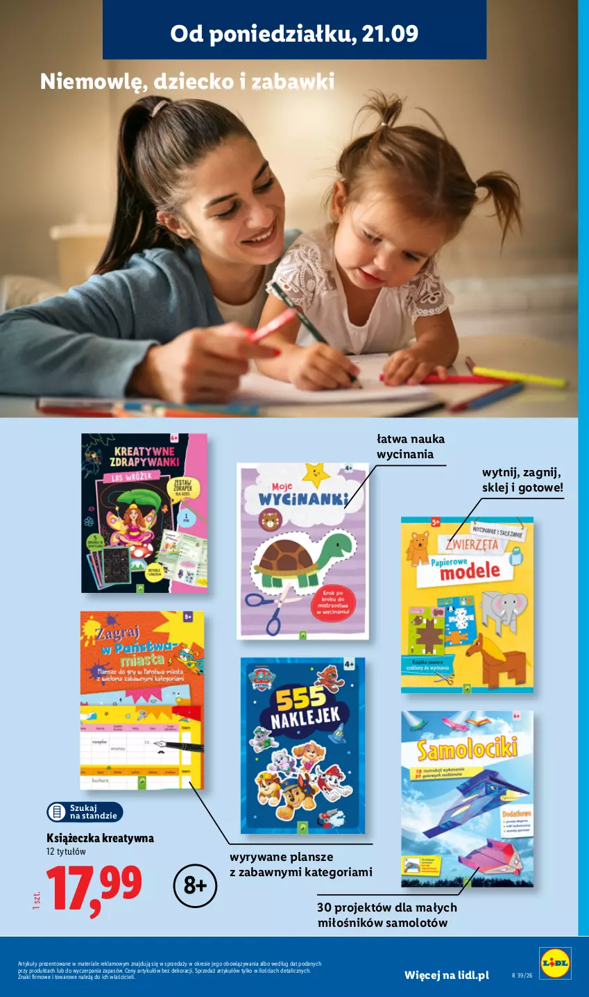 Gazetka promocyjna Lidl - Gazetka ważna od 21.09 do 26.09 - ważna 21.09 do 26.09.2026 - strona 25 - produkty: Amol, Klej, Samolot