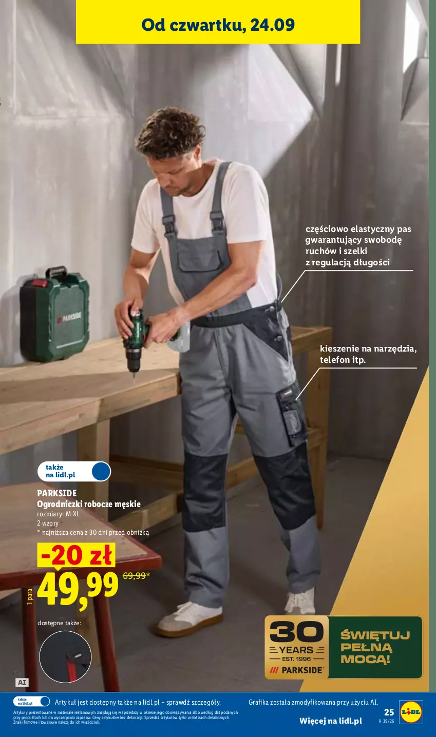 Gazetka promocyjna Lidl - Gazetka ważna od 21.09 do 26.09 - ważna 21.09 do 26.09.2026 - strona 33 - produkty: Gra, Grafika, Parkside, Telefon