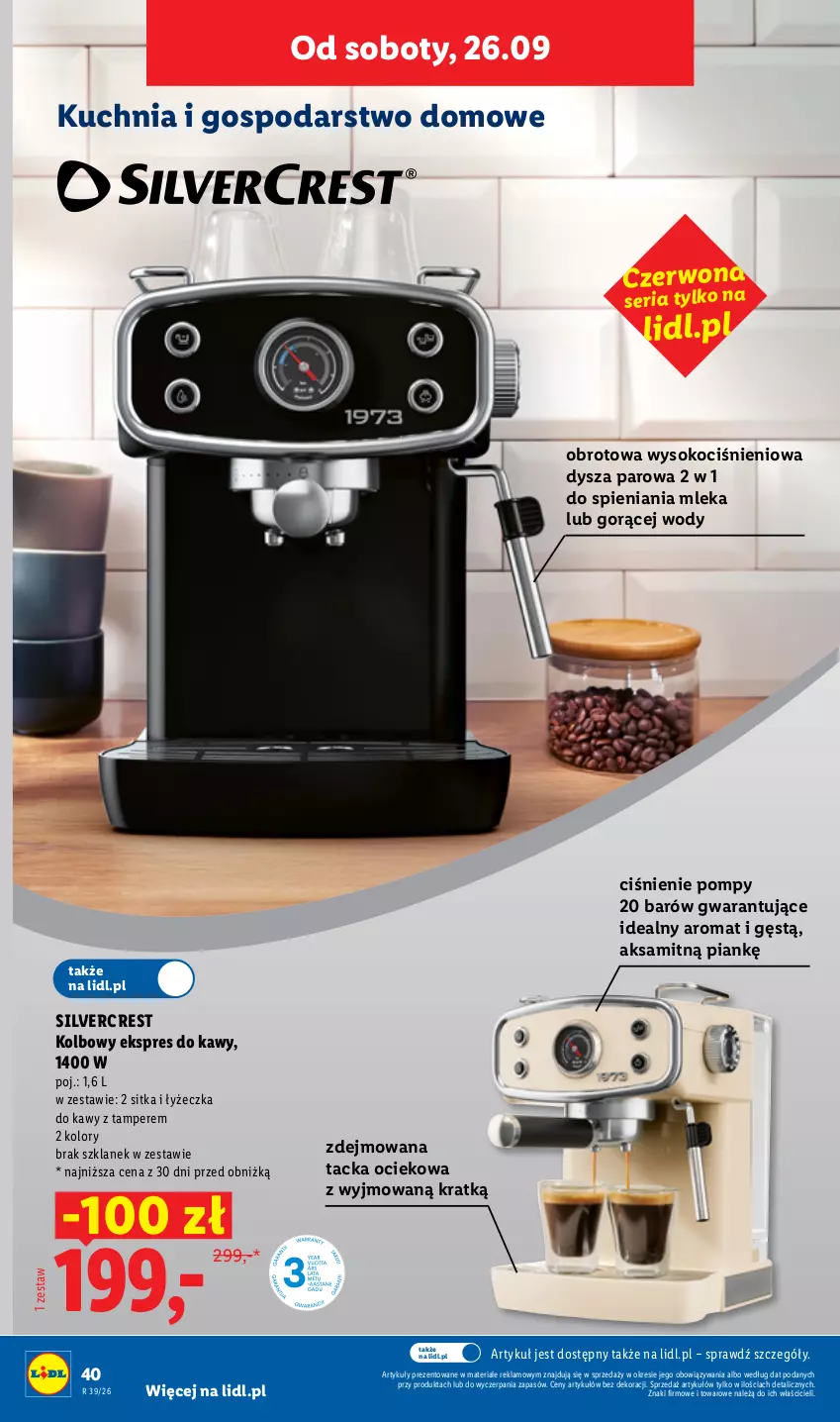 Gazetka promocyjna Lidl - Gazetka ważna od 21.09 do 26.09 - ważna 21.09 do 26.09.2026 - strona 48 - produkty: Aksam, Koc, Kuchnia, Ser, Silvercrest, Sok