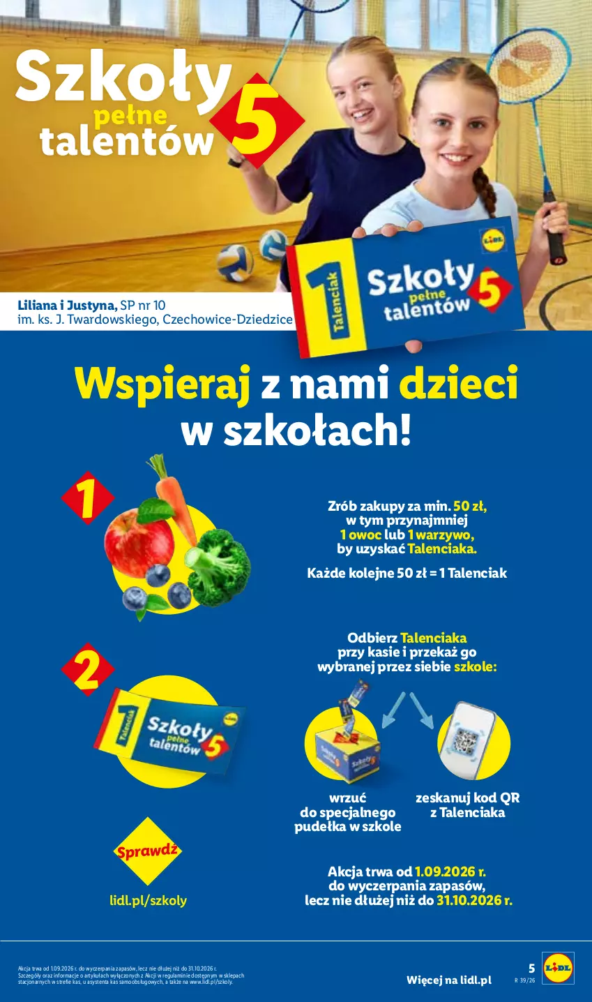 Gazetka promocyjna Lidl - Gazetka ważna od 21.09 do 26.09 - ważna 21.09 do 26.09.2026 - strona 5 - produkty: Dzieci, Olej