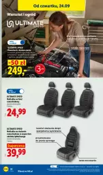 Gazetka promocyjna Lidl - Gazetka ważna od 21.09 do 26.09 - Gazetka - ważna od 26.09 do 26.09.2026 - strona 40 - produkty: Inka, Przewód, Nakładka na siedzenie, Tarka, Latarka, Fotel, Powerbank, Ogród, Kompresor