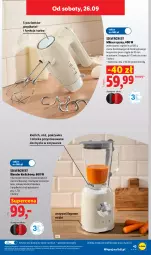 Gazetka promocyjna Lidl - Gazetka ważna od 21.09 do 26.09 - Gazetka - ważna od 26.09 do 26.09.2026 - strona 51 - produkty: Piec, Silvercrest, Top, Sok, Ser, Gra, Miarka, Blender, Mikser, Mikser ręczny, Grafika
