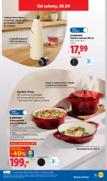 Gazetka promocyjna Lidl - Gazetka ważna od 21.09 do 26.09 - Gazetka - ważna od 26.09 do 26.09.2026 - strona 53 - produkty: Piec, Silvercrest, Sos, Sok, Por, Garnek, Napoje, Patelnia