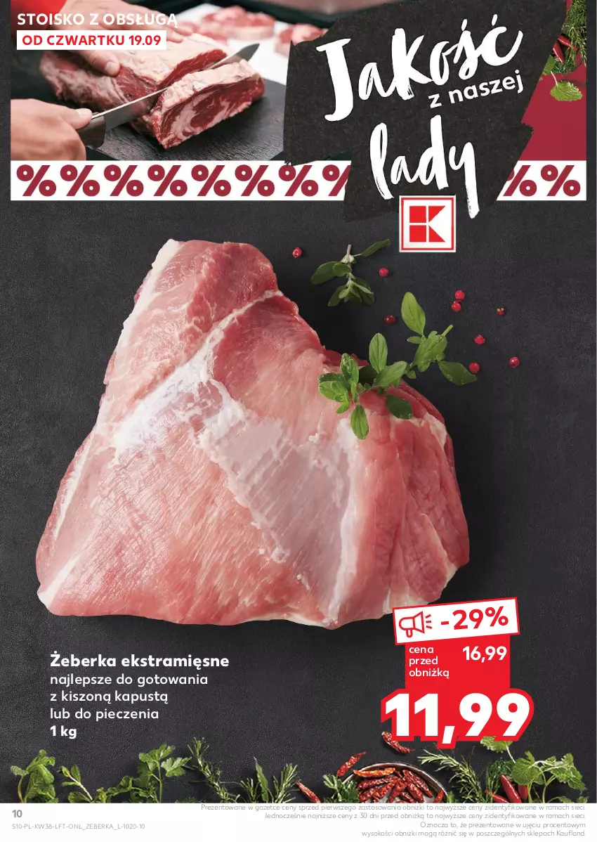 Gazetka promocyjna Kaufland - Gazetka tygodnia - ważna 19.09 do 25.09.2024 - strona 10 - produkty: Kapustą, Piec, Rama, Sok