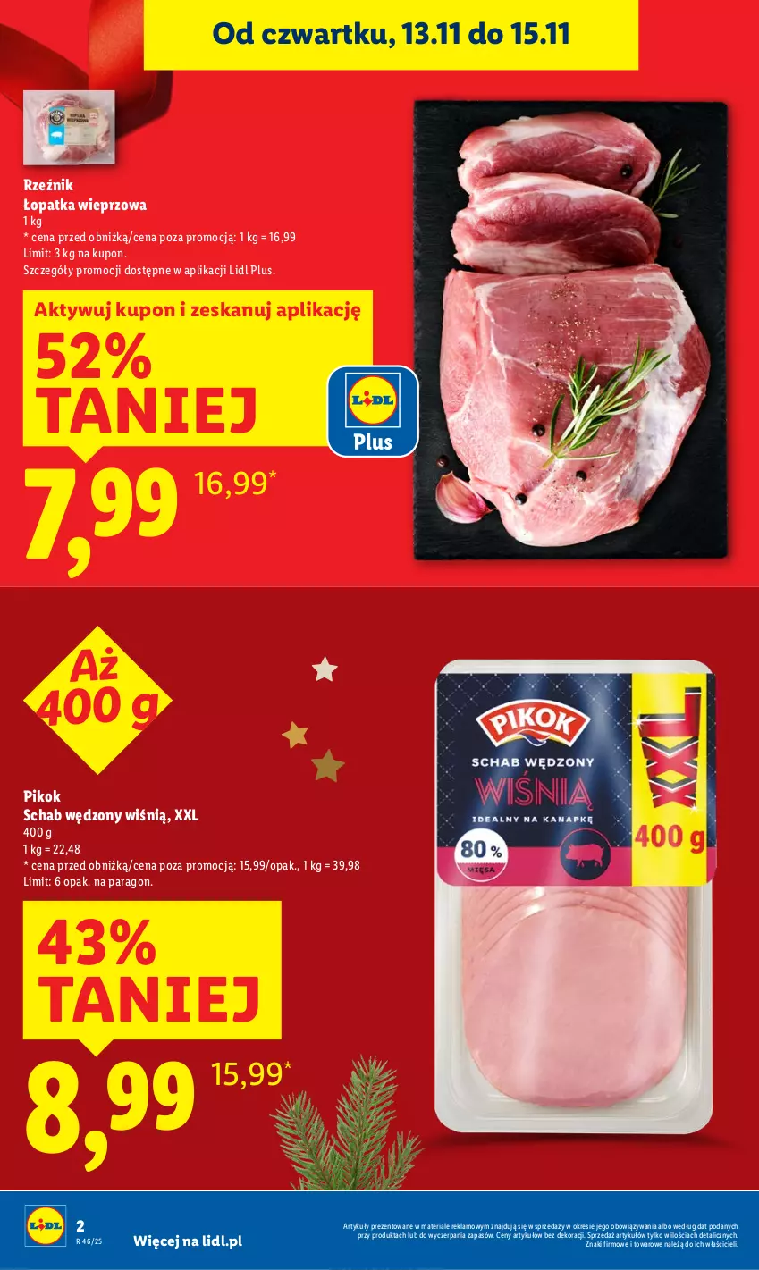 Gazetka promocyjna Lidl - GAZETKA - ważna 13.11 do 15.11.2025 - strona 2 - produkty: PIKOK