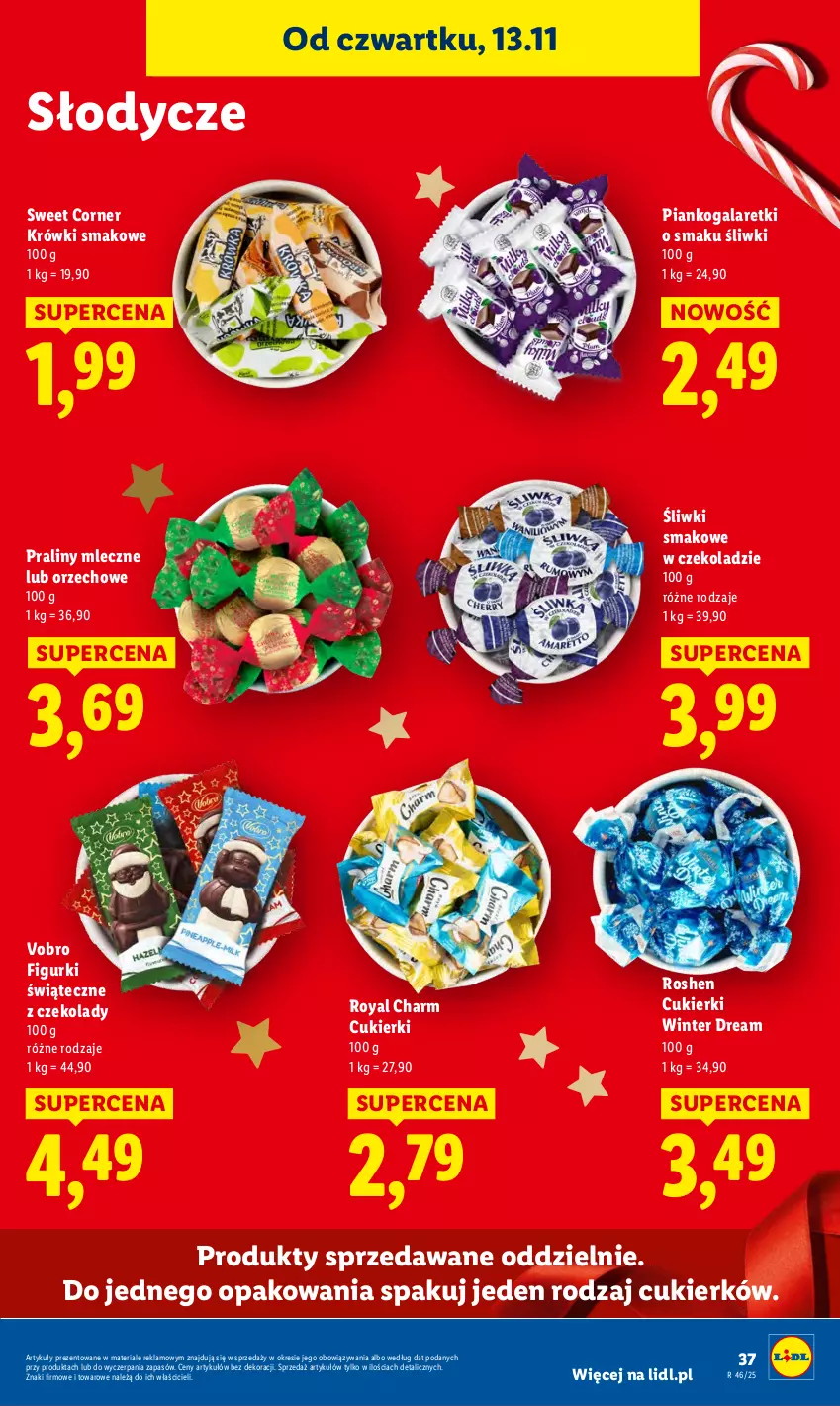 Gazetka promocyjna Lidl - GAZETKA - ważna 13.11 do 15.11.2025 - strona 37 - produkty: Cukier, Cukierki, Gala, Galaretki, Praliny