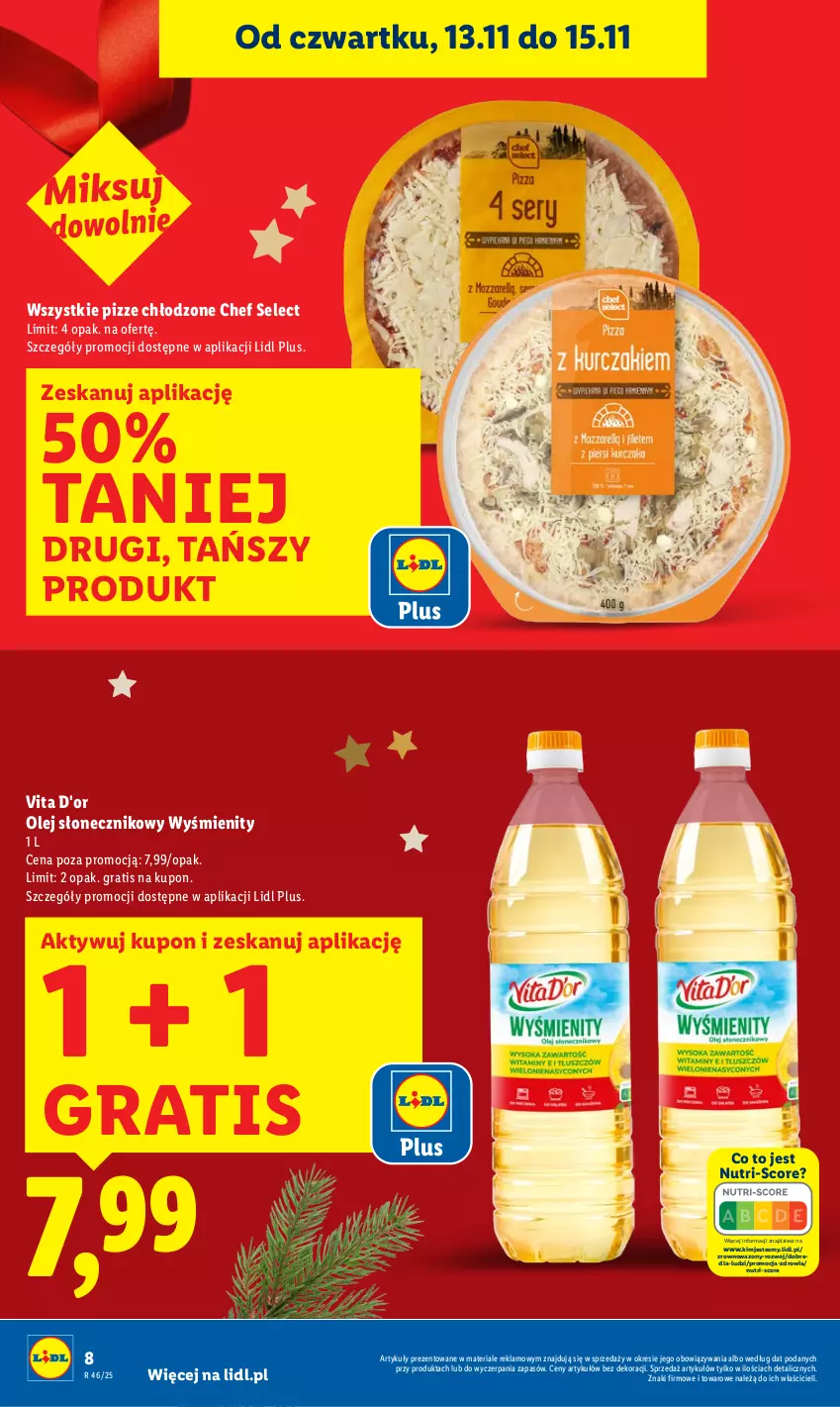 Gazetka promocyjna Lidl - GAZETKA - ważna 13.11 do 15.11.2025 - strona 8 - produkty: Gra, Olej, Olej słonecznikowy, Wazon